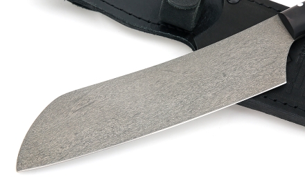 Нож Шеф №3 сталь Х12МФ, рукоять черный граб