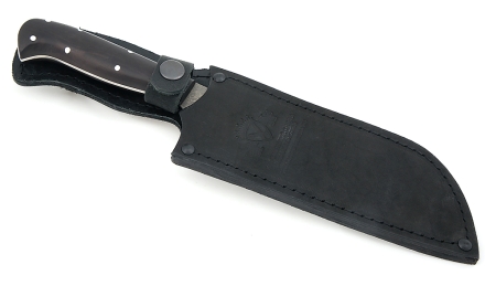 Нож Шеф №3 сталь Х12МФ, рукоять черный граб