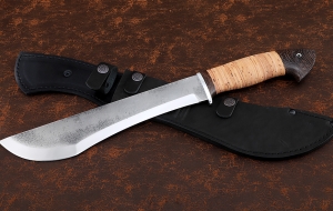 Нож Мачете №10 сталь 95Х18 рукоять береста Нож Мачете №10 сталь 95Х18 рукоять береста