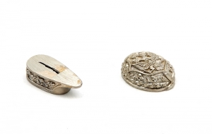 Комплект литья №29 для ножа: гарда и навершие.