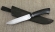 Нож Ягуар сталь У8А рукоять акрил черный 