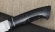 Нож Ягуар сталь У8А рукоять акрил черный 