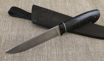 Нож Ягуар сталь У8А рукоять акрил черный Нож Ягуар сталь У8А рукоять акрил черный