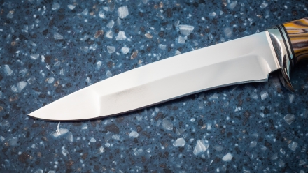 Нож Белуга сталь х12мф рукоять G10 желтая Нож Белуга сталь х12мф рукоять G10 желтая