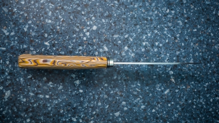 Нож Белуга сталь х12мф рукоять G10 желтая Нож Белуга сталь х12мф рукоять G10 желтая