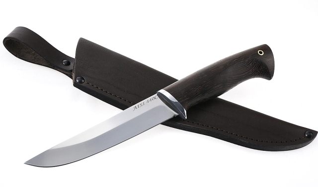 Нож Тритон-2 сталь AISI 440C, рукоять венге 