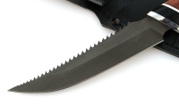 Нож Рыболов-5 сталь Х12МФ, рукоять бубинга-черный граб - _MG_3562ts.jpg