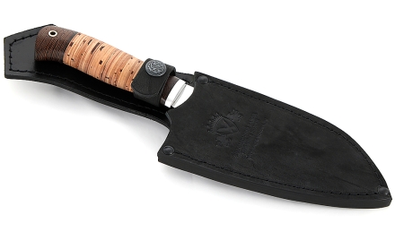 Кухонный нож Шеф №16 сталь 95Х18 рукоять береста Кухонный нож Шеф №16 сталь 95Х18 рукоять береста