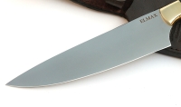 Нож Шеф №5 сталь Elmax рукоять черный граб, латунь - _MG_6067t5.jpg