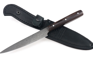 Кухонный нож Шеф №7 сталь Х12МФ, рукоять венге