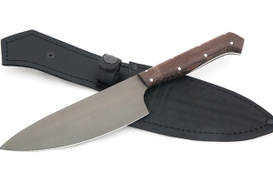 Нож Шеф №4 сталь Х12МФ, рукоять венге