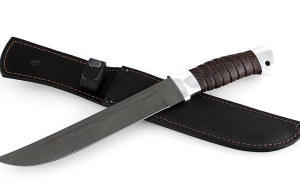 Нож казачий Пластун, сталь Х12МФ, рукоять венге с дюралью Нож казачий Пластун, сталь Х12МФ, рукоять венге с дюралью