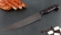 Нож Шеф №1 сталь Х12МФ, рукоять коричневый акрил