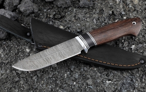 Нож Странник дамаск рукоять венге