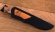 Нож Косуля сталь M390 рукоять карельская береза+черный граб, латунь