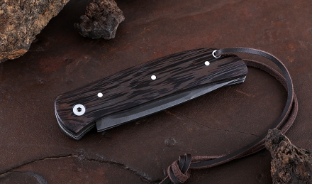 Нож Снайпер 2-х предметный, складной, сталь Х12МФ, рукоять накладки венге Нож Снайпер 2-х предметный, складной, сталь Х12МФ, рукоять накладки венге