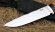 Нож Ягуар сталь Х12МФ полированная, рукоять карельская береза акрил черный граб