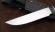 Нож Засапожный Х12МФ - сатин рукоять карбон венге черный граб