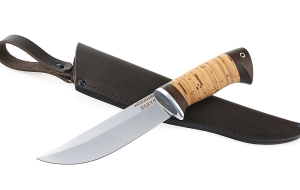 Нож Налим сталь 95х18, рукоять береста