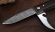 Складной нож Снайпер 2-х предметный, сталь дамаск, рукоять накладки венге