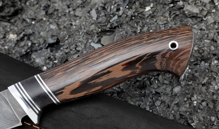 Нож Ирбис-2 дамаск рукоять венге Нож Ирбис-2 дамаск рукоять венге