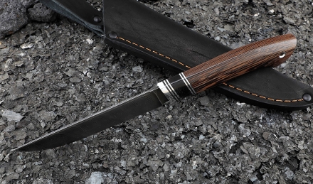 Нож Ирбис-2 дамаск рукоять венге Нож Ирбис-2 дамаск рукоять венге