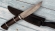 Нож Гриф сталь ХВ5, рукоять черный граб (распродажа)