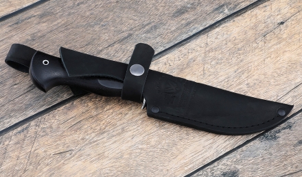 Нож охотничий "Стриж" сталь х12мф рукоять черный граб Нож охотничий "Стриж" сталь х12мф рукоять черный граб