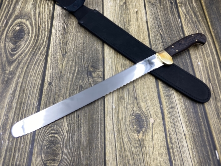 Нож "Хариус" из стали 95х18 цельнометаллический, накладки венге (распродажа) 