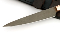 Нож Шеф №7 сталь Х12МФ, рукоять бубинга латунь - _MG_6106.jpg
