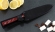 Нож Шеф №7 сталь 95Х18, рукоять красный акрил