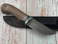 Нож Енисей сталь Х12МФ рукоять карельская береза зеленая  и кавказский орех (распродажа)