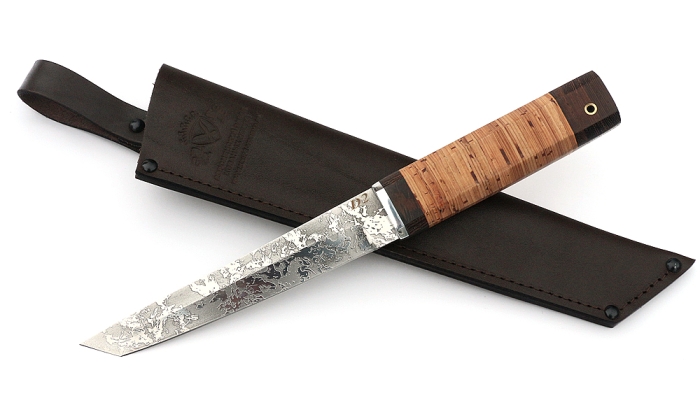 Нож Тантуха-2 сталь D2, рукоять береста
