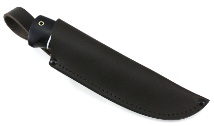 Нож Сурок сталь дамаск полный камень рукоять венге черный граб