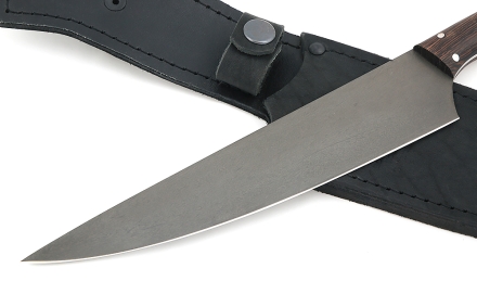 Кухонный нож Шеф №8 сталь Х12МФ, рукоять венге Кухонный нож Шеф №8 сталь Х12МФ, рукоять венге