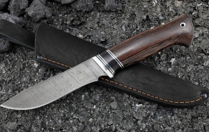 Нож Ангара дамаск рукоять венге