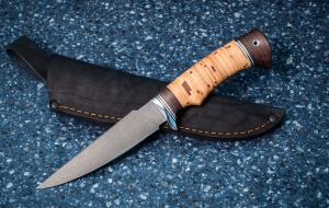 Нож Комар сталь х12мф рукоять береста