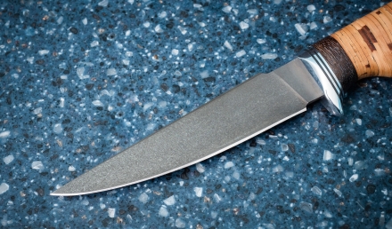 Нож Комар сталь х12мф рукоять береста Нож Комар сталь х12мф рукоять береста