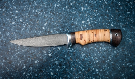 Нож Комар сталь х12мф рукоять береста Нож Комар сталь х12мф рукоять береста