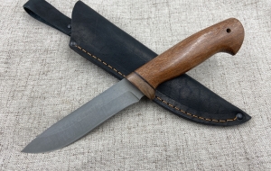 Нож "Амур-2" сталь х12мф рукоять палисандр и бубинга