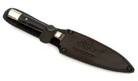 Нож Шеф №7 сталь Х12МФ, рукоять черный граб латунь - _MG_6104.jpg