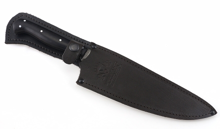 Нож Шеф №8 сталь дамаск, рукоять черный граб Нож Шеф №8 сталь дамаск, рукоять черный граб