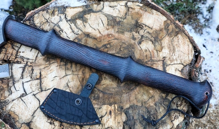 Топор Дровосек-1 варка металлов: углерод+ ХВГ ясень брашированный (NEW)