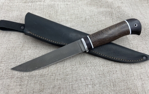 Нож "Обвалочный" сталь х12мф рукоять черный граб венге (распродажа)