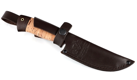 Нож Голубь сталь 95х18, рукоять береста