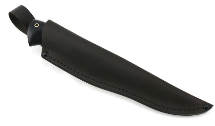 Нож Тунец сталь дамаск полный камень рукоять венге черный граб