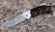 Нож Ястреб, складной, сталь Elmax, рукоять накладки карельская береза стабилизированная коричневая