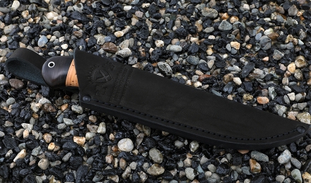 Нож Голец сталь D2 полированный, рукоять береста Нож Голец сталь D2 полированный, рукоять береста