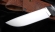 Нож из стали S390 «Странник-2» рукоять карбон железное дерево черный граб
