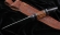Нож из стали S390 «Странник-2» рукоять карбон железное дерево черный граб